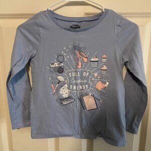 Blue long sleeve top